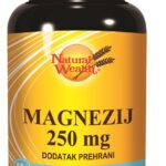 NATURAL W MAGNEZIJ TBL 100X250MG.